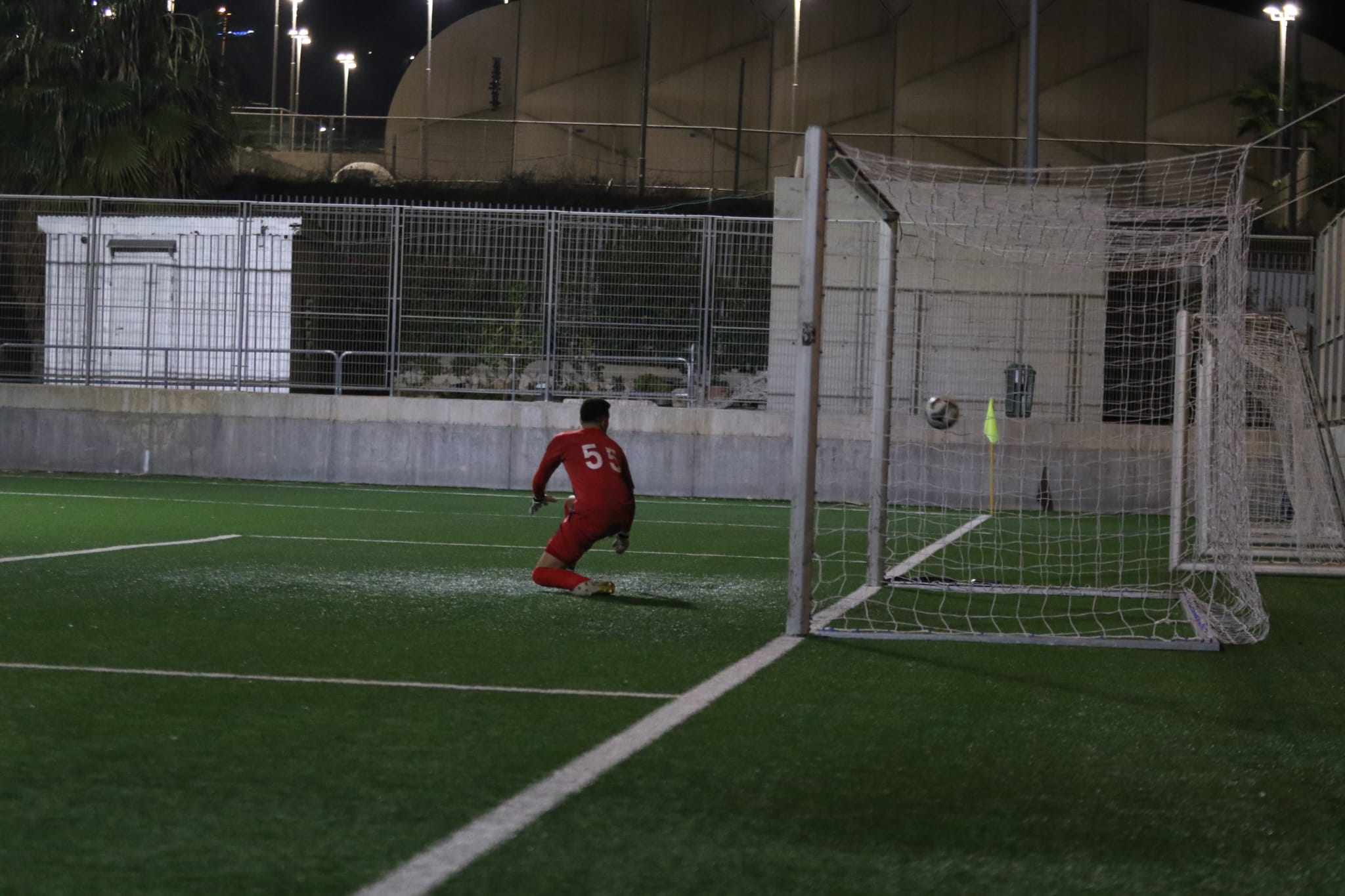 הכדור בדרך לרשת (דאפר מחאמיד)